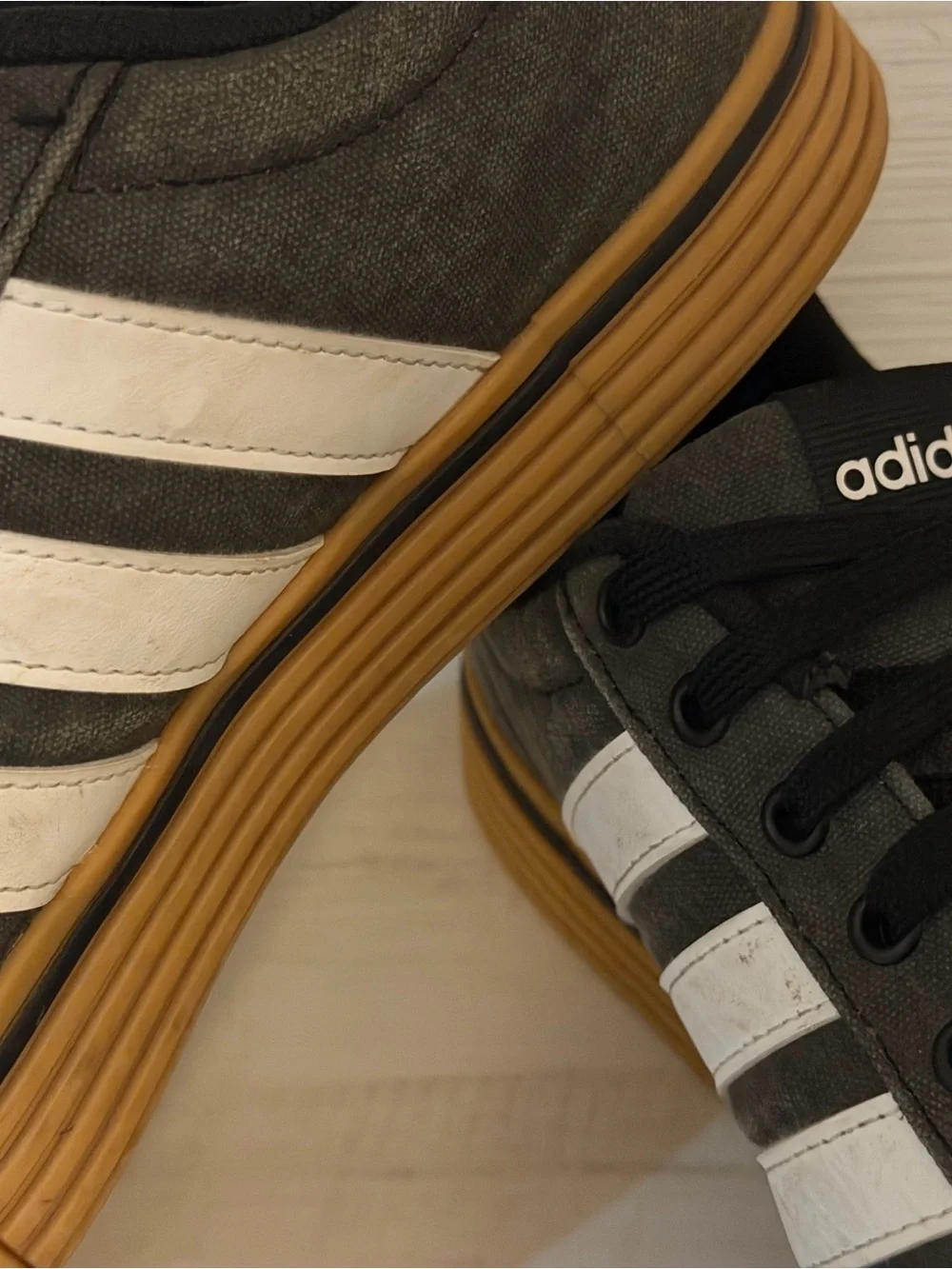 Adidas Daily 4.0 Black White Gym Bottom Skateboard Shoes IF4492 Men's Size 7.5l